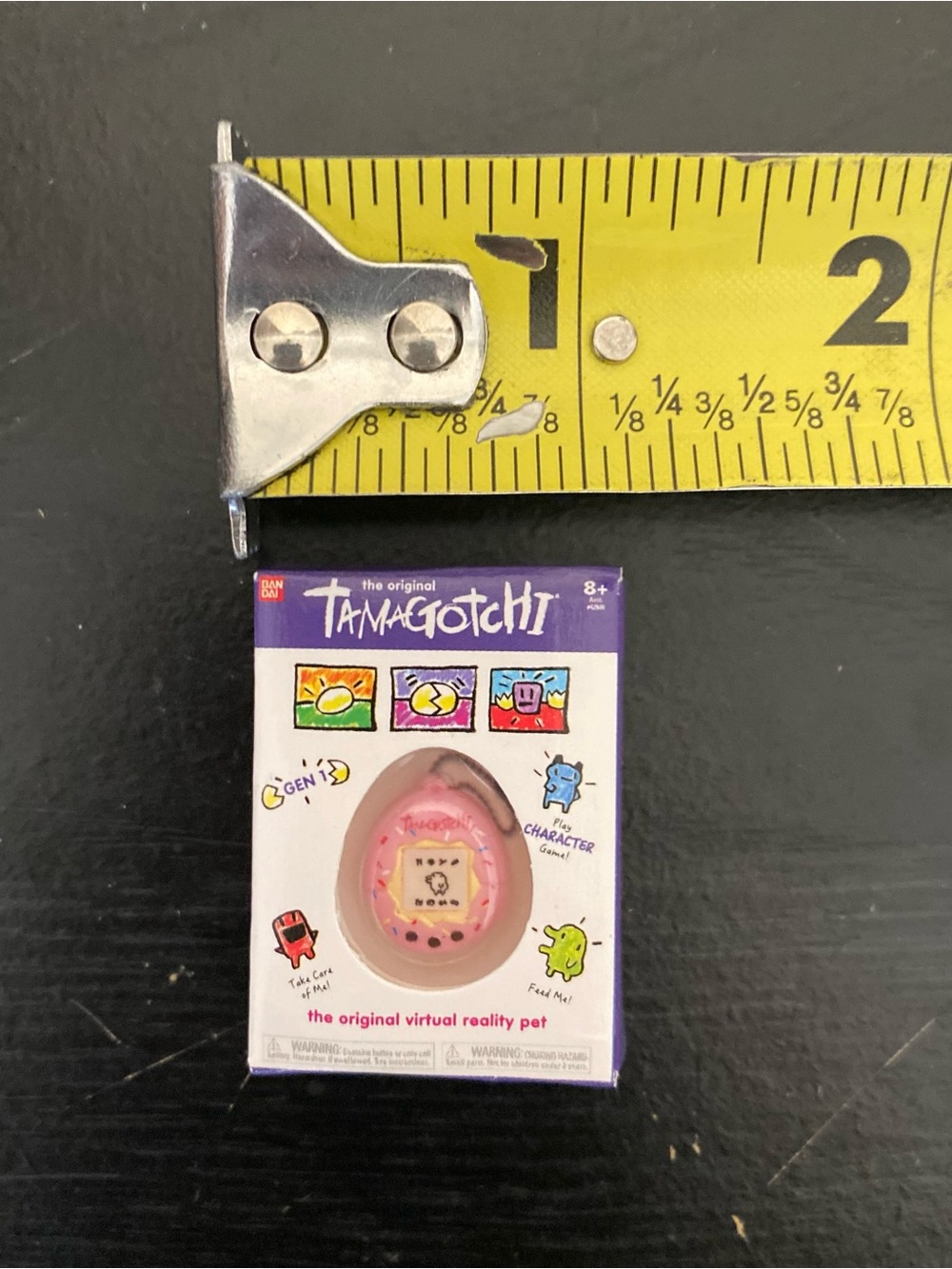 Zuru Mini Brands Toys Pink Tamagotchi Tiny Collectibles Purple & White 1.5” Box - Picture 7 of 7